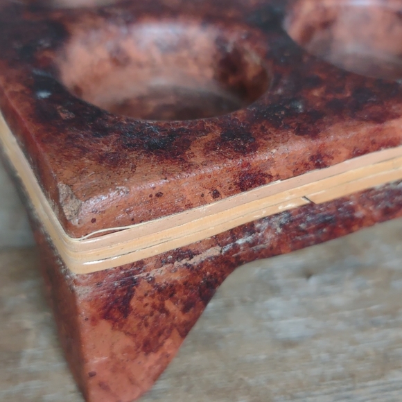 Rustic Nine Tea Ceramic Candle Holder - Picture 7 of 7